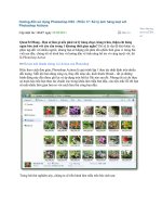 phần 17-Xử lý ảnh hàng loạt với Photoshop Actions pdf