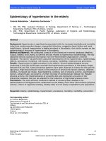 Epidemiology of hypertension in the elderly pptx