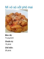 Mì vỏ sò xốt phô mai pdf