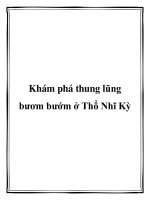 Khám phá thung lũng bươm bướm ở Thổ Nhĩ Kỳ pot