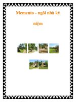 Memento - ngôi nhà kỷ niệm pot