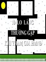 10 LO LẮNG THƯỜNG GẶP KHI THAM GIA HIẾN MÁU NHÂN ĐẠO ppt