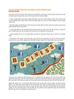 LÀM SAO để bán HÀNG HIỆU QUẢ BẰNG TRUYỀN THÔNG xã hội