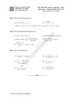 ĐỀ THI THỬ SỐ 02 môn toán pot