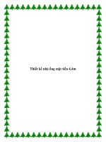 Thiết kế nhà ống mặt tiền 4,4m doc