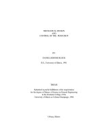 MECHANICAL DESIGN AND CONTROL OF THE PENDUBOT potx