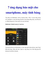 7 ứng dụng bảo mật cho smartphone, máy tính bảng pdf