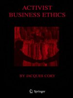 ACTIVIST BUSINESS ETHICS ppt
