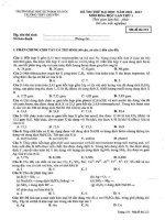 Đề thi thử hóa chuyên ĐHSP Hà Nội potx