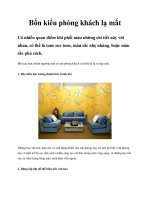 Nguyên tắc bố trí nội thất cho phòng khách ppt