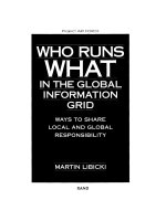 Who Runs What in the Global Information Grid ppt