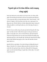 Người già sẽ là tâm điểm cách mạng công nghệ pptx