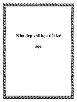 Nhà đẹp với họa tiết kẻ sọc pot