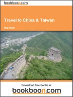 Travel to China & Taiwan pot