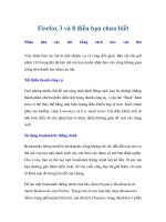 Firefox 3 và 8 điều bạn chưa biết doc