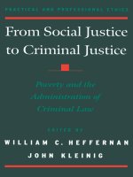 FROM SOCIAL JUSTICE TO CRIMINAL JUSTICE doc