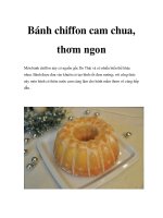 Bánh chiffon cam chua, thơm ngon ppt
