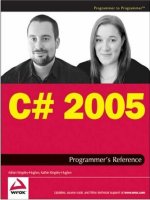 C# 2005 Programmer’s Reference potx