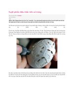 Tuyệt phẩm điêu khắc trên vỏ trứng doc