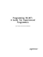 Programming VB .NET: A Guide For Experienced Programmers pot