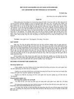 MỘT SỐ KẾT QUẢ NGHIÊN CỨU XÂY DỰNG VƯỜN GIÂM HOM CÂY LÂM NGHIỆP QUY MÔ THÔN BẢN TẠI TÂY NGUYÊN potx