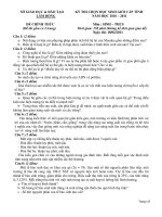 Đề thi HSG THCS Lâm Đồng năm 2011 môn Sinh doc