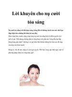 Lời khuyên cho nụ cười tỏa sáng potx