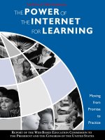 THE POWER OF THE INTERNET FOR LEARNING: MOVING FROM PROMISE TO PRACTICE pptx