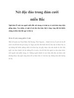 Nét độc đáo trong đám cưới miền Bắc doc