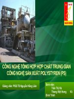Công nghệ sản xuất Polystyren (PS)