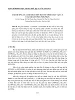 ẢNH HƯỞNG CỦA CHẾ ĐỘ Ủ ĐẾN MỘT SỐ TÍNH CHẤT VẬT LÝ CỦA HỆ GỐM PZT-PZN-PMnN ppt