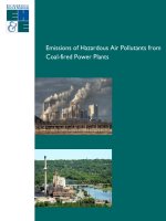 EMISSIONS OF HAZARDOUS AIR POLLUTANTS FROM COAL-FIRED POWER PLANTS pot