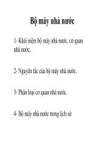 bài giảng pháp luật đại cương - bài 7 bộ máy nhà nước