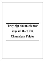 Truy cập nhanh các thư mục ưa thích với Chameleon Folder pdf