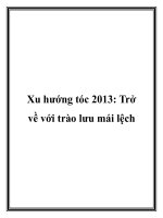 Xu hướng tóc 2013: Trở về với trào lưu mái lệch docx