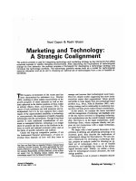 MARKETING AND TECHNOLOGY: A STRATEGIC COALIGNMENT docx