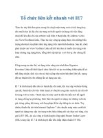 Tổ chức liên kết nhanh với IE7 docx