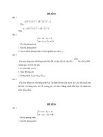 Đề thi môn toán tuyển sinh vào lớp 10 trường chuyên số 54 potx