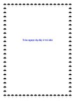 Trào ngược dạ dày ở trẻ nhỏ pdf