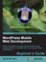 WordPress Mobile Web Development Beginner''''s Guide ppt