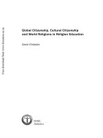 Global Citizenship, Cultural Citizenship and World Religions in Religion Education pdf