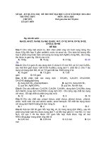 ĐỀ THI THỬ ĐẠI HỌC LẦN II NĂM HỌC 2011-2012 MÔN : HÓA HỌC - SỞ GD – ĐT QUẢNG TRỊ TRƯỜNG THPT CHUYÊN LÊ QUÝ ĐÔN pot