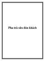Pha trà sữa đón khách doc