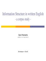 Information Structure in written English - a corpus study - docx