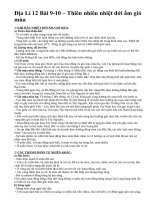 Địa Lí 12 Bài 9-10 – Thiên nhiên nhiệt đới ẩm gió mùa