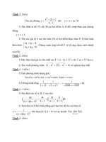 Đề Thi Thử Đại Học Khối A, A1, B, D Toán 2013 - Phần 17 - Đề 2 potx