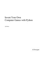 Invent Your Own Computer Games with Python 2nd Edition pptx