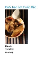Đuôi heo om thuốc Bắc doc