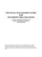 FINANCIAL MANAGEMENT GUIDE FOR NON-PROFIT ORGANIZATIONS pdf