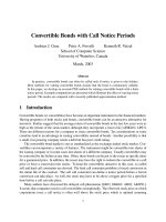 Convertible Bonds with Call Notice Periods doc